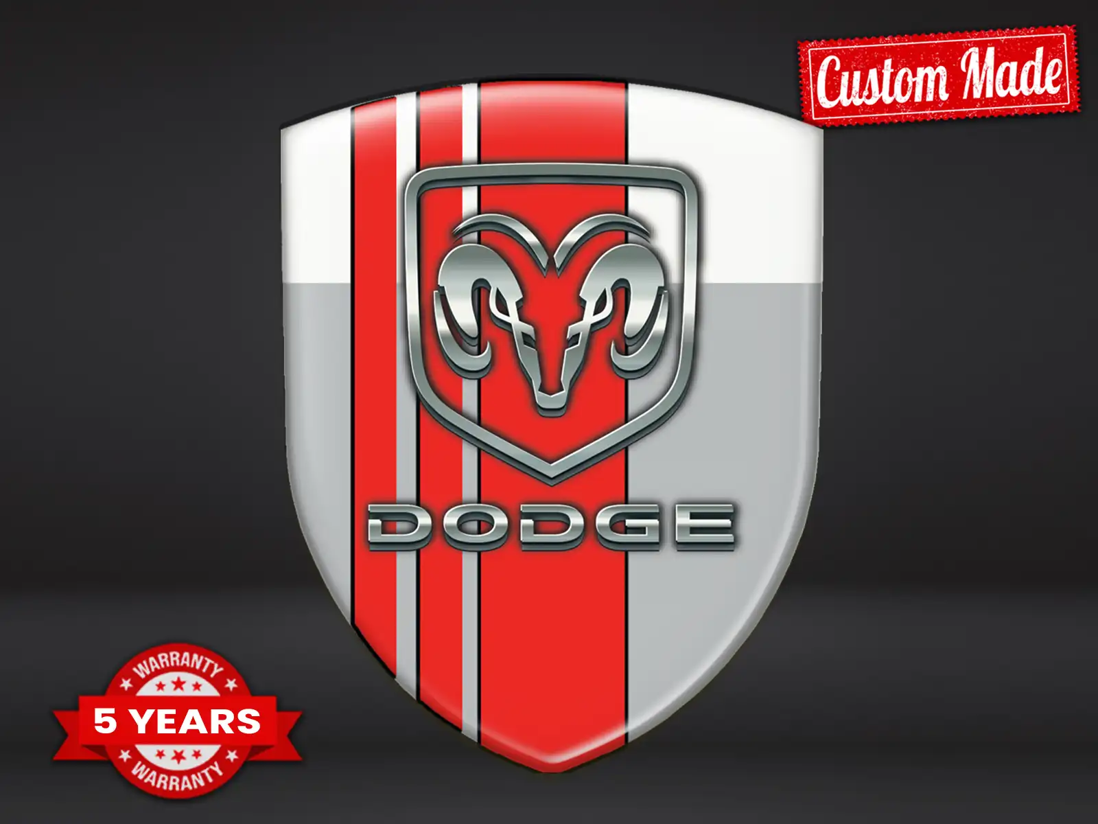 Dodge Windschutzaufkleber Modern Pro Max Stilvoll Robust